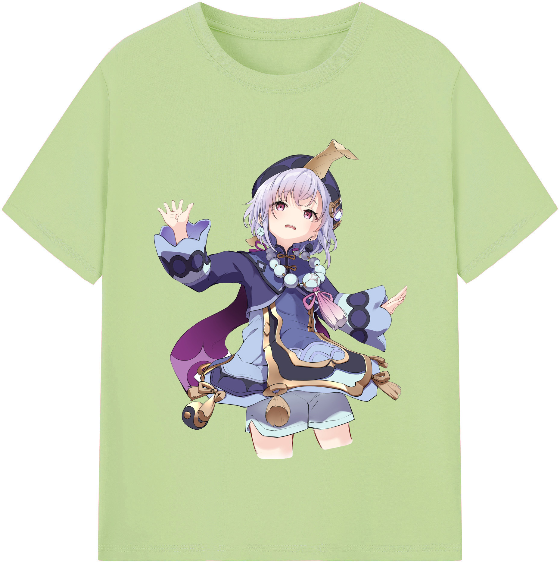 げんし神 七七 なな  genshin Nana 綿100％半袖Tシャツ（フロントプリント）